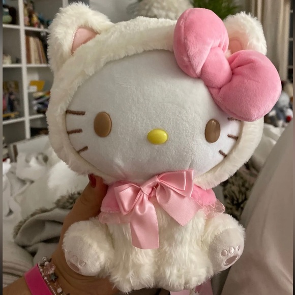 🎀COMING SOON🎀 CUTE HELLO KITTY SOFT KITTEN KEYCHAIN & STUFFED 2PC PLUSH SET💖 - Picture 7 of 10